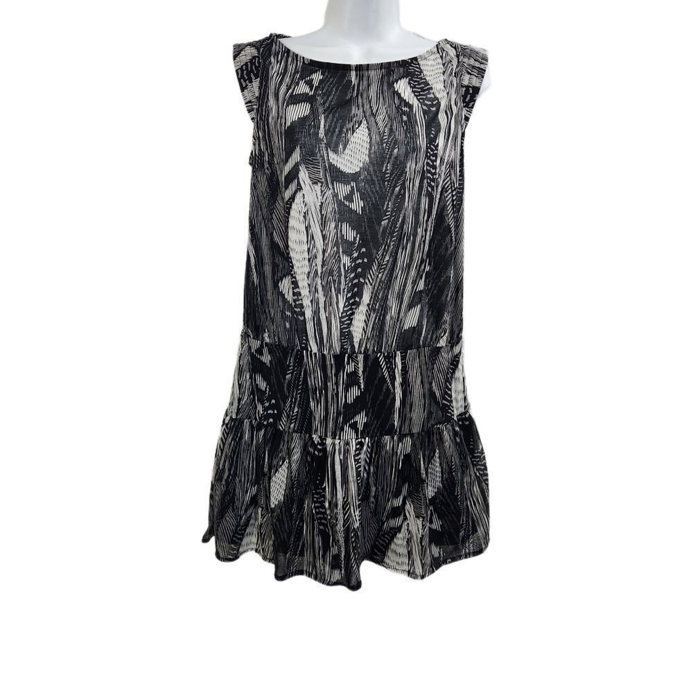 MNG suit  sheer beach mini dress size large